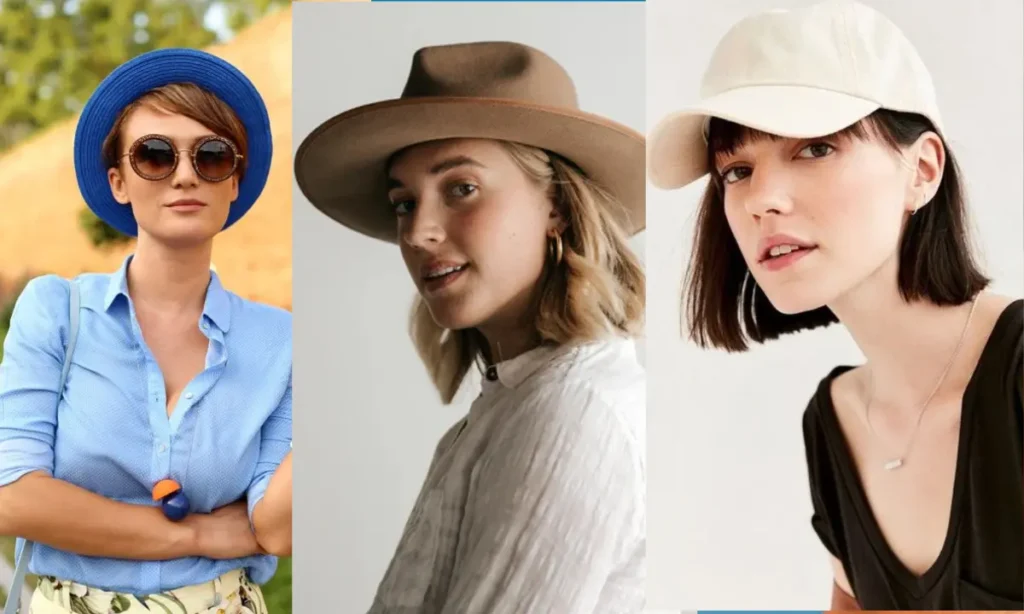 How to wear a hat with short hair